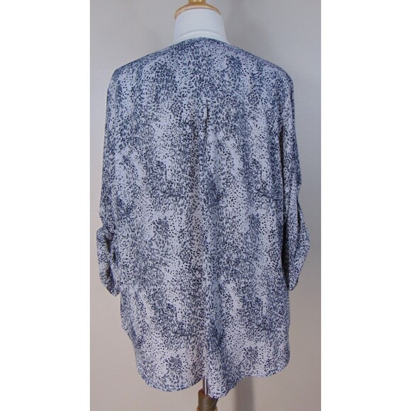 Torrid Harper Popover Tunic Top Womens Plus Size 4X Roll Tab Sleeve Pockets - Picture 5 of 9